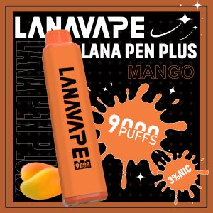 LANA9000口 芒果 拋棄式電子煙 台灣現貨 711貨到付款 1 LANA9000口 芒果 拋棄式電子煙 台灣現貨