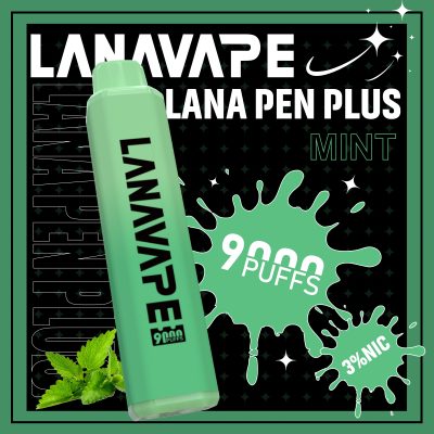 LANA9000口 薄荷 拋棄式電子煙 台灣現貨 711貨到付款