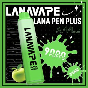 LANA9000口 青蘋果 拋棄式電子煙 台灣現貨 711貨到付款 1 LANA9000口 青蘋果 拋棄式電子煙 台灣現貨